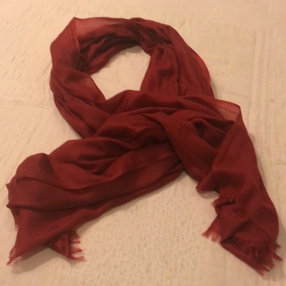 Beryll cashmere red scarf